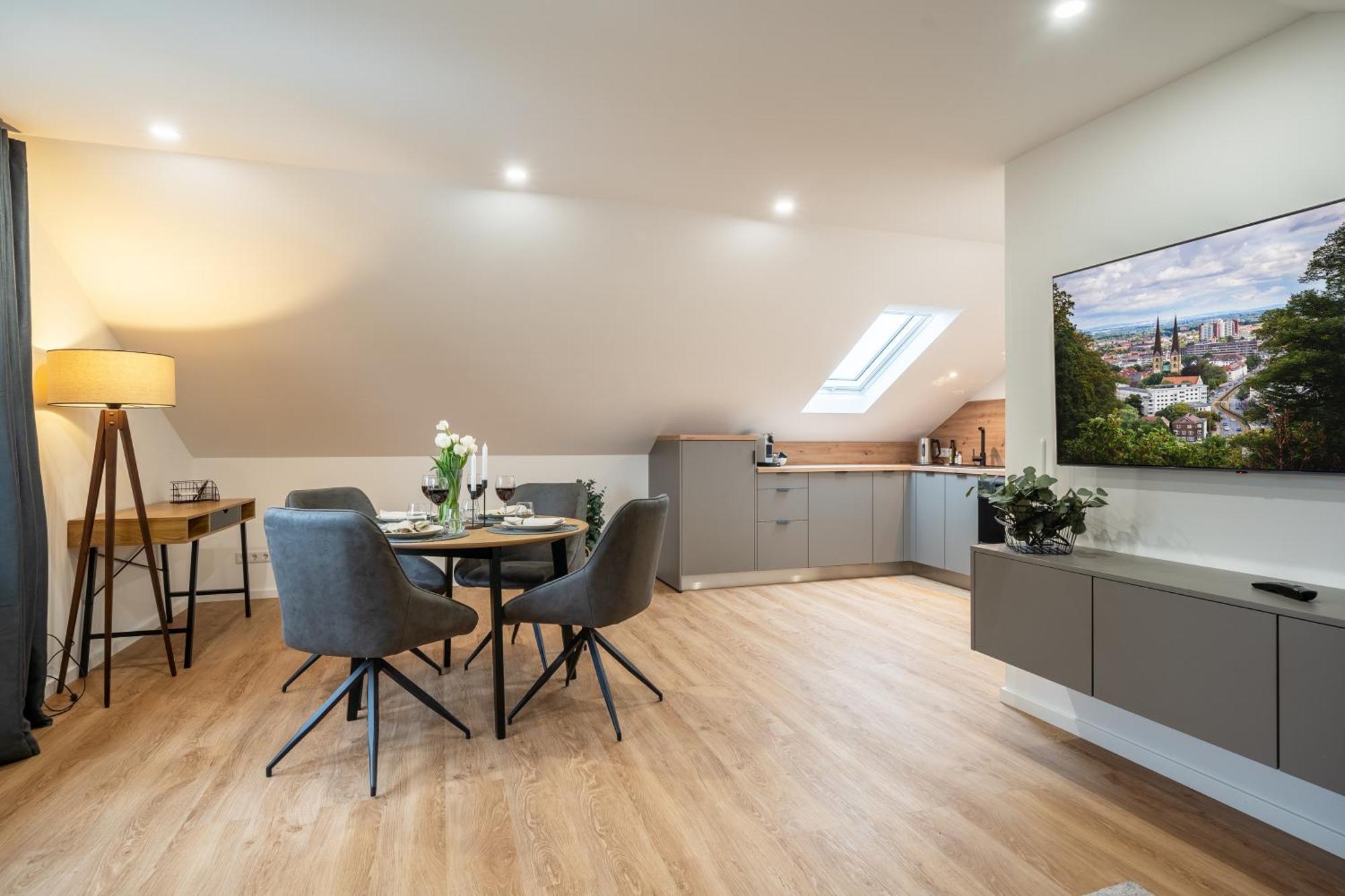 Apartment Milse - Modern. Stylisch ビーレフェルト エクステリア 写真